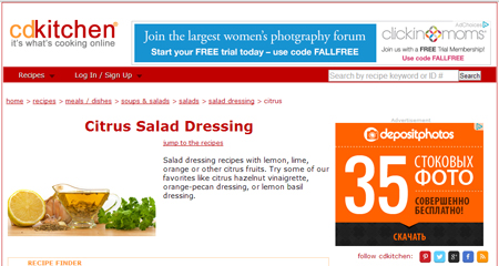 Citrus Salad Dressing